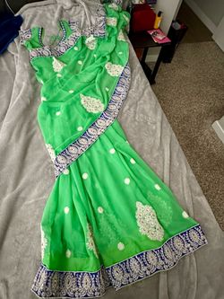 3 Indian Pastel Sarees with matching blouse