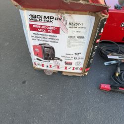 180 Amp Weld-Pak 180i Multi-Process Stick/MIG/Flux-Core/TIG, 120V or 230V Aluminum Welder with Spool Gun sold separately