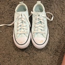 Women’s 8 Light Teal Converse 