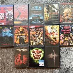 Lot Of Thirteen (13) Horror Movies