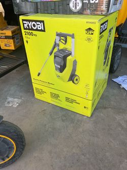 Ryobi 2100 psi electric pressure washer complete