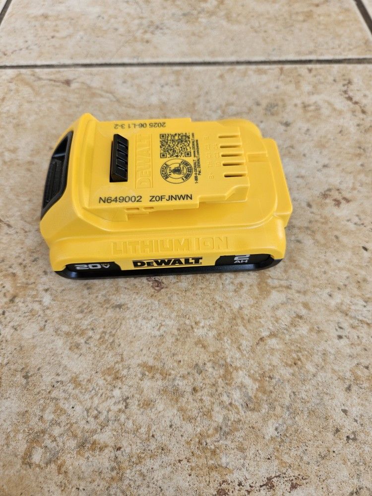 DeWalt 20V 2 AH Battery- New
