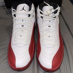 Brand New Jordan 12 Cherry size 14