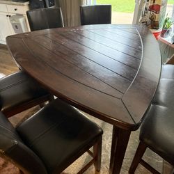 Ashley Furniture Triangle Counter Height Table & Chairs