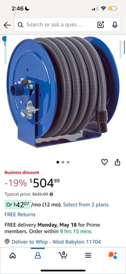 Coxreels SH-N-550 Super Hub Series | Retractable Air Hose Reel