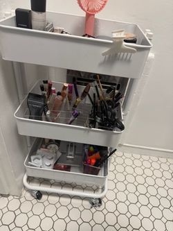 3 tier rolling cart