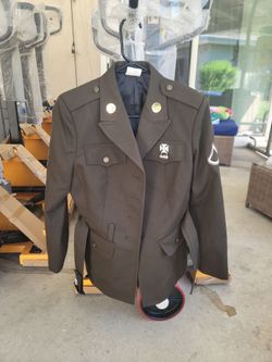 US Army AGSU Women's Dress Coat Jacket Heritage Green Size 12 WP 12WP NSN New