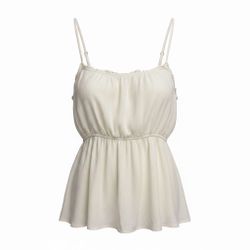 Forever 21 White Peplum Cami Top