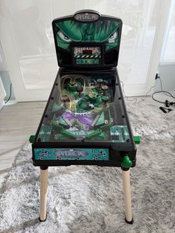 2003 Marvel Hulk Funrise Pinball Rare w/ Custom Wooden Legs