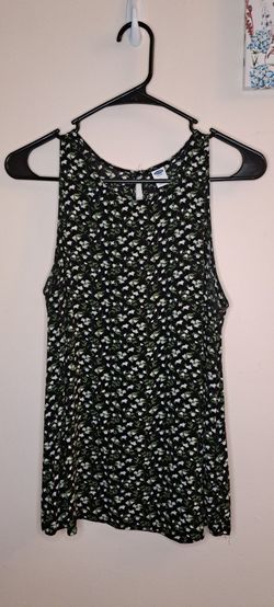 Women's Old Navy Floral Sleeveless Tank Top - Size: L