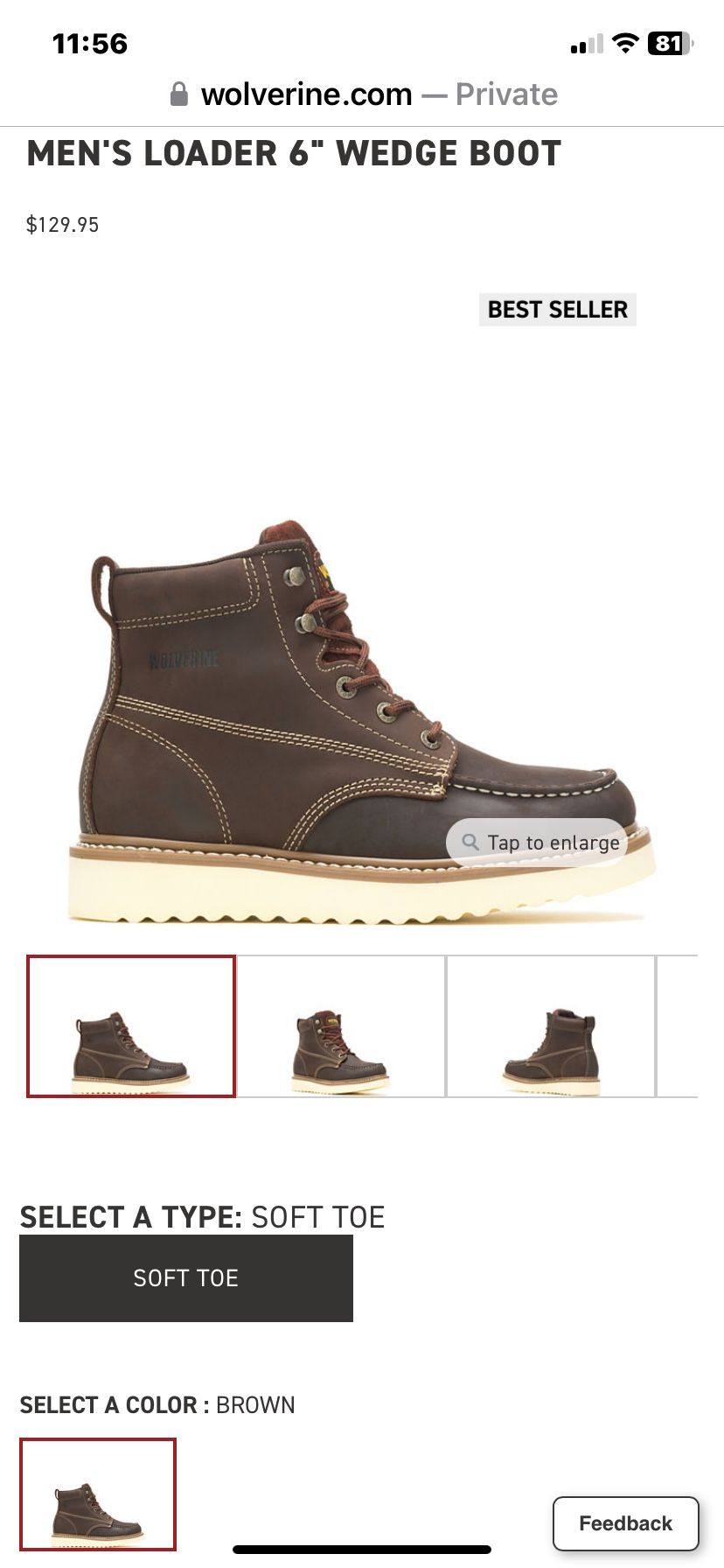 Wolverine Work Boots