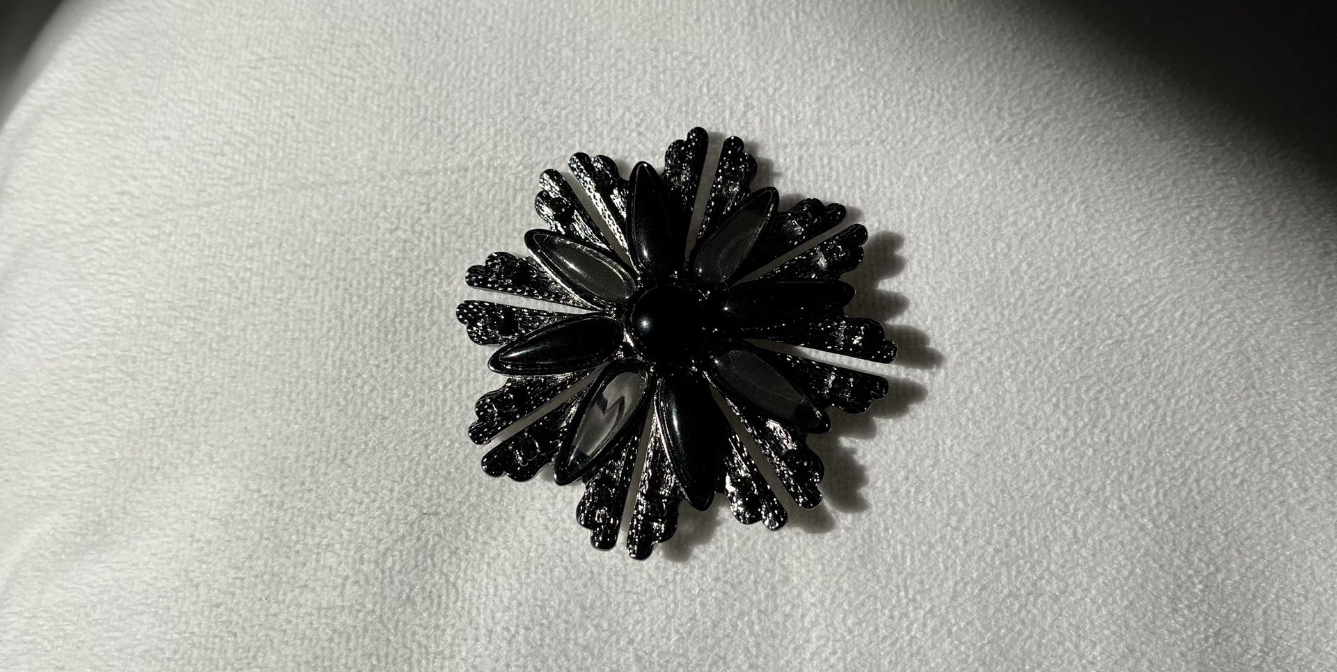 Large flower brooch