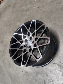 CRL90 -20x9 ET35 & 20x10.5 ET38 (5x120)Black Machined-4 wheels rims (Staggered)