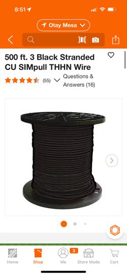 Thhn #3 Wire Cooper