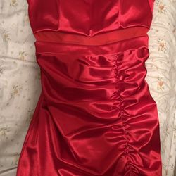 Honey And Rosie Red Mini Dress