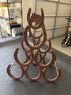 Vintage St Croix forge wine rack