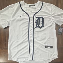 Detroit Tigers Kerry Carpenter White Jersey Adult Medium NWT
