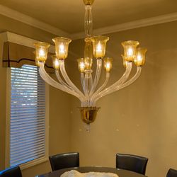 Glass Chandelier 