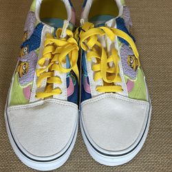 NWT Vans Old Skool X The Simpsons The Bouviers Sisters Shoes Mens 6 Womens 7.5