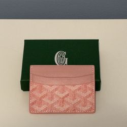 Goyard Card Holder Pink 