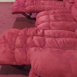 2 Couches 1 Double Recliner Couch Execlent Condition And 1 Microfiber Couch Needs To Be Cleaned Both For 225Can Deliver Okc Area