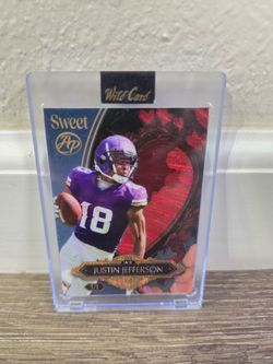 Wild Card Sweet Wild Art 2026 Justin Jefferson True 1/1 SWWAVa2-JJ