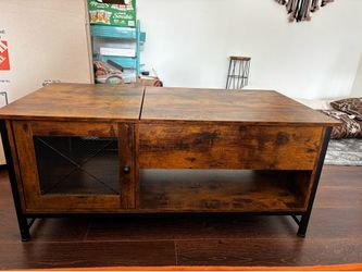 Rustic Coffee Table with Storage