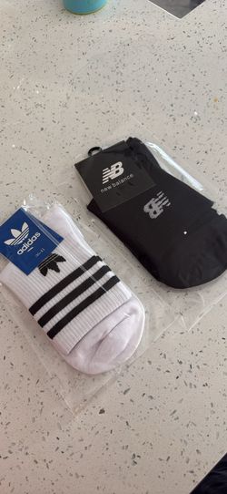 Adidas and new balance ankle socks