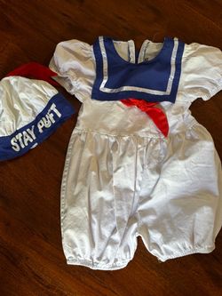 Stay Puft Baby Halloween Costume with Hat size 3t