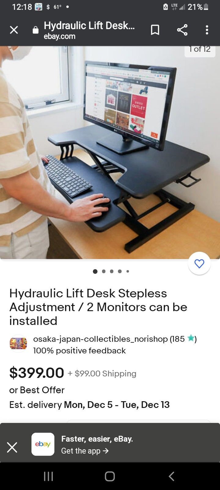 Hydraulic Desk