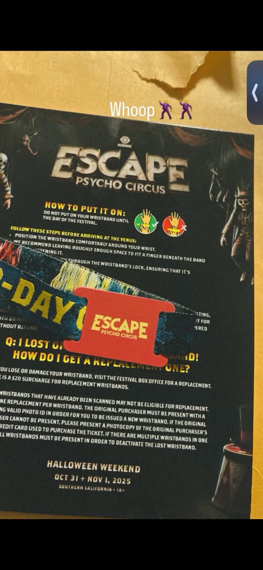 Escape Ticket