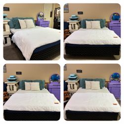 🛏️ Queen Bed & Mattress Set – $149.99! 🛏️
