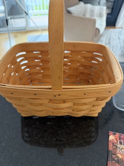 Longaberger Silverware Basket With Liner And Divider