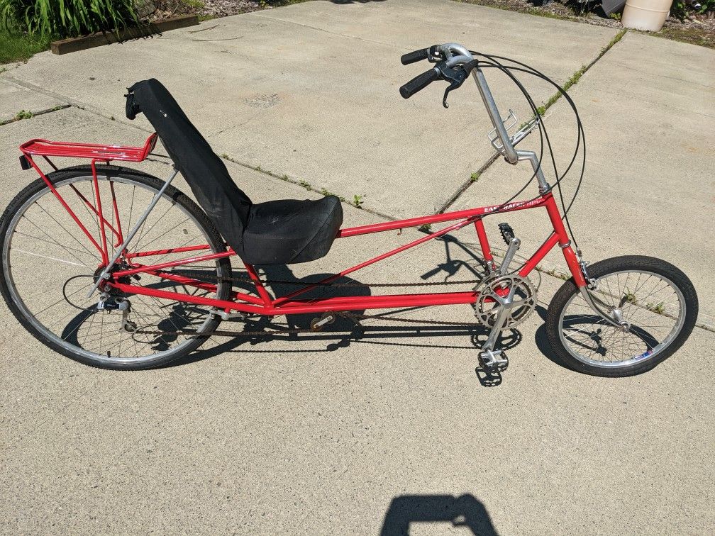 Easy Racer HPV "WORLDS FASTEST BIKE" Recumbent Bike Vintage.