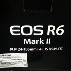 EOS R6 Mark ll RF-24-105mm F4 L IS USM Kit