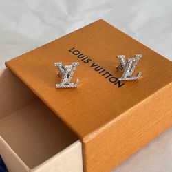 Decorative Metal Earrings Women Silver