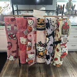 Hello Kitty Blankets! Available! 