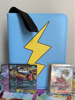 Pokemon Binder & 30+ Cards
