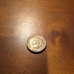 1859 ALMOST UNCIRCULATED INDIAN HEAD PENNY. FIRST YEAR.