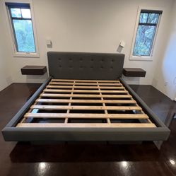 Crate And Barrel Tate King Bed Frame