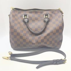 LOUIS VUITTON SPEEDY BANDOULIERE 30 DAMIER EBENE SHOULDER BAG (CMP129407)