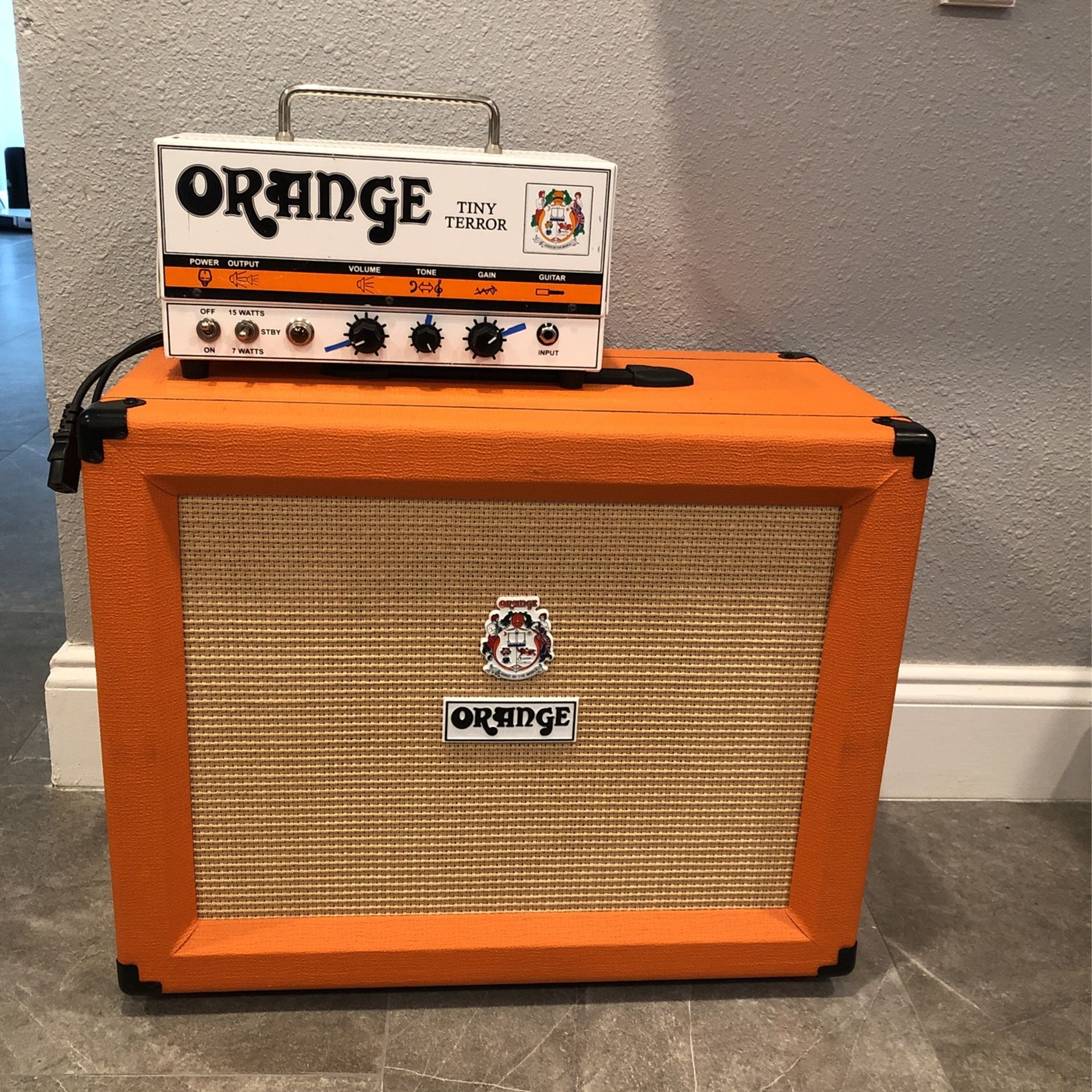 Orange Tiny Terror Head And 1x12 Cab