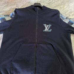 Louis Vuitton Men’s Wool And Leather Jacket Xxl 