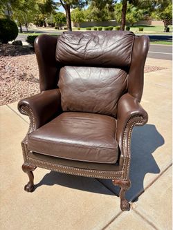 Brown Leather Chair