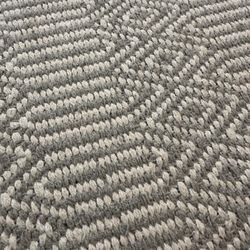Hook & Loom Cotton Rug - Grey/White - 8' x 10'