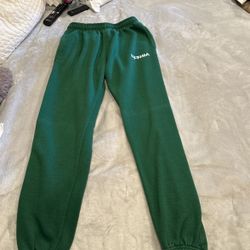Men’s Pythia Green Sweatpants Med.
