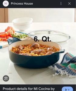 Princess house Nueva caserola de 6 qt Mi cosina
