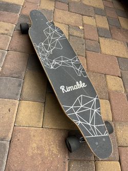 Rimable skateboard. Long