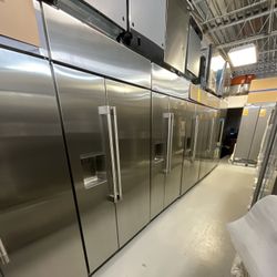 ✨ GE Monogram 42” Side-by-Side Built-In Refrigerator – LIKE NEW! ✨