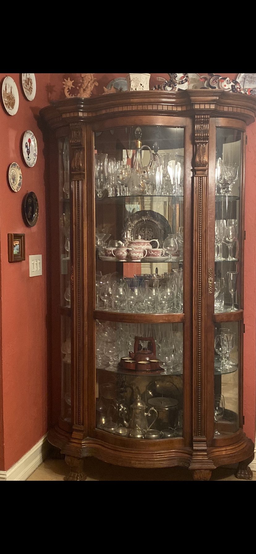 Antique curio cabinet for sale - make an offer!